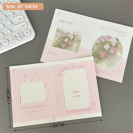 Tarjeta de Felicitación Romántica Plegable con Diseño Instagram - Image 13