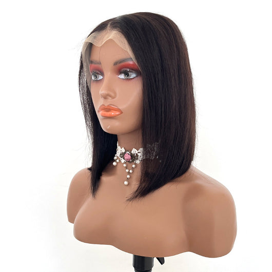 Peluca de Cabello Humano Real con Base de Seda - Image 3