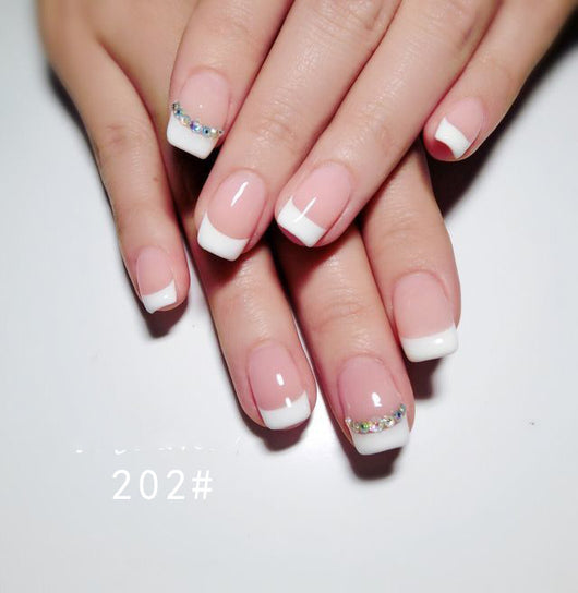 Uñas Postizas Adhesivas con Acabado Nupcial Premium - Image 5