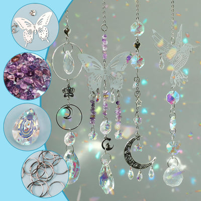 Kit de Decoración Navideña de Cristal Artesanal para Ventanas y Jardín - Image 2