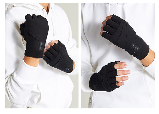 Guantes de Entrenamiento Medio Dedo con Muñequera Integrada para Boxeo y Fitness - Image 11