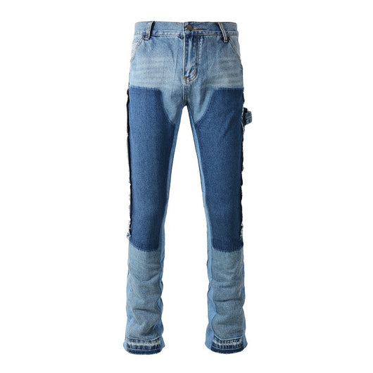Jeans Retro de Contraste para Hombre - Image 5
