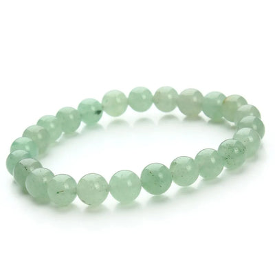 Pulsera de Cuentas de Aventurina Azul - Piedra Arenisca Redonda - Image 30