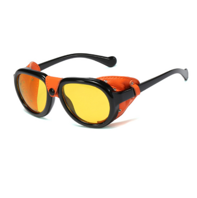 Gafas de Sol Steampunk Ovaladas con Remaches - Estilo Retro Europeo y Estadounidense - Image 5