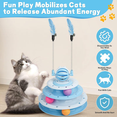 Juguetes Interactivos para Gatos - Set Completo de Entretenimiento Felino - Image 9