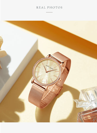 Reloj de Cuarzo para Mujer con Caja de Acero Inoxidable y Esfera de Diamantes - Image 21