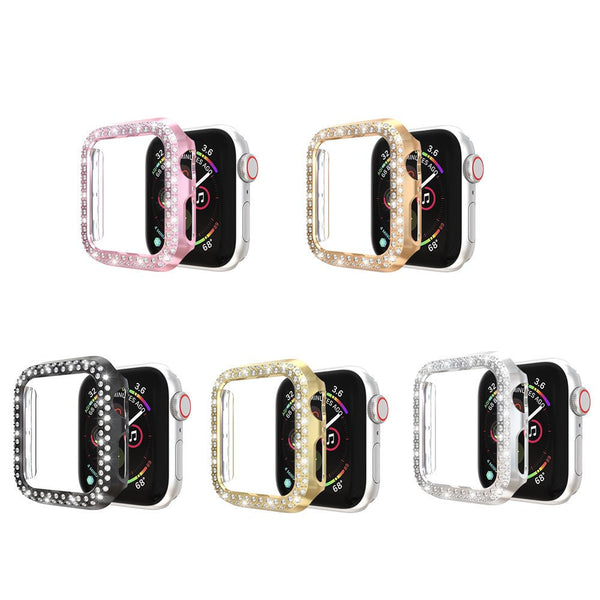 Estuche para Reloj de Marco Doble Diamante con Chapado Electrolítico