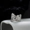Female Ins Estilo Sterling Plateado Distressed Texture Index Finger Ring Blanco Dorado Adjustable No.12to17