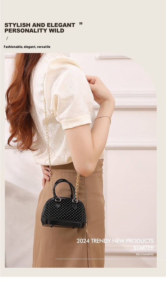 Bolso Transparente Estilo Coreano con Detalles Calados - Image 25
