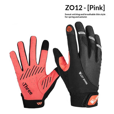 Guantes Ciclismo Verano Táctiles Dedo Completo para Moto y Bicicleta - Image 10