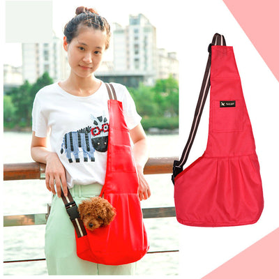 Bolsa Transportadora de Gato Oxford Messenger Portátil