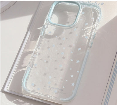 Funda para Celular Estrellas Azules Estilo Instagram - Transparente Antigolpes - Image 5