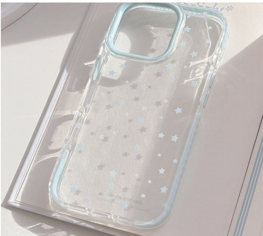 Funda para Celular Estrellas Azules Estilo Instagram - Transparente Antigolpes - Image 5