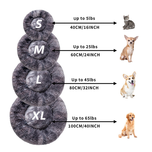 Cama Donut para Perros - Cómoda Felpa Suave Lavable - Image 51