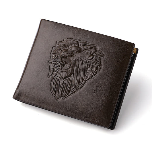 Billetera para Hombre con Patrón de León Grabado - Image 8