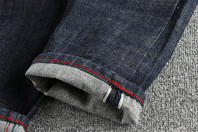 Jeans Retro Americanos de Algodón y Bambú 14oz para Hombre - Image 9