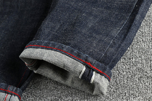Jeans Retro Americanos de Algodón y Bambú 14oz para Hombre - Image 9