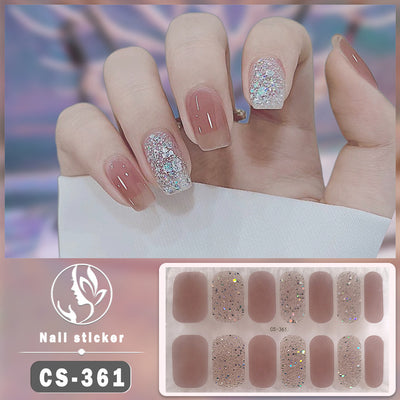 Uñas Postizas Impermeables de Color Sólido para Nail Art - Image 24