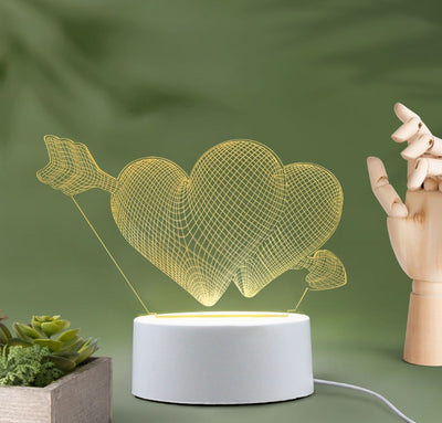 Lámpara LED 3D Nocturna USB - Luz Ambiental para Dormitorio - Image 8