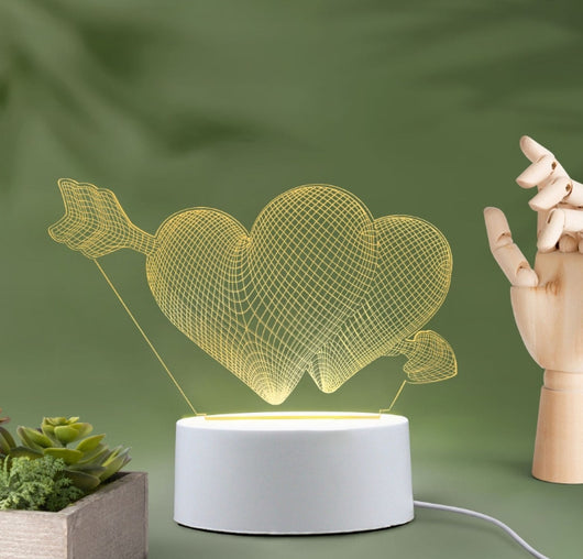 Lámpara LED 3D Nocturna USB - Luz Ambiental para Dormitorio - Image 8