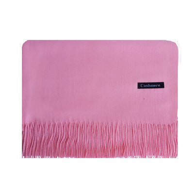 Chal Ligero con Borlas y Colores Sólidos para Mujer - Image 32