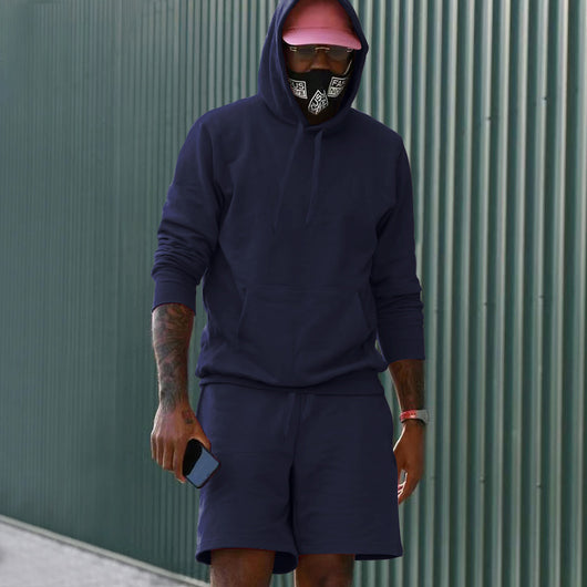 Conjunto de Sudadera y Shorts con Forro Polar para Hombre - Image 9