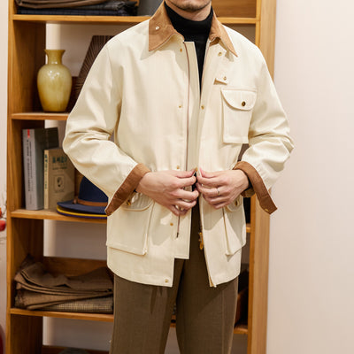 Abrigo Trench Grueso Retro Kaji - Image 2