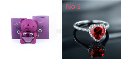 Anillo de Plata S925 Diamante Amor para Mujer Estilo Europeo y Americano - Image 25