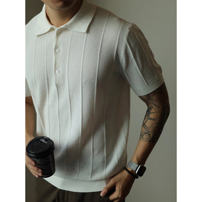 Camiseta Básica Americana Hombre Color Sólido - Image 4