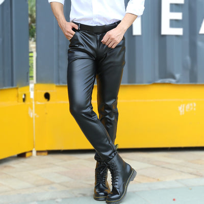 Pantalones de Cashmira Elásticos Ajustados para Hombre Talla Grande - Image 3
