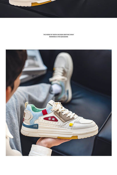 Tenis Blancos Deportivos Estilo Tendencia Nacional - Zapatillas Versátiles para Estudiantes - Image 6