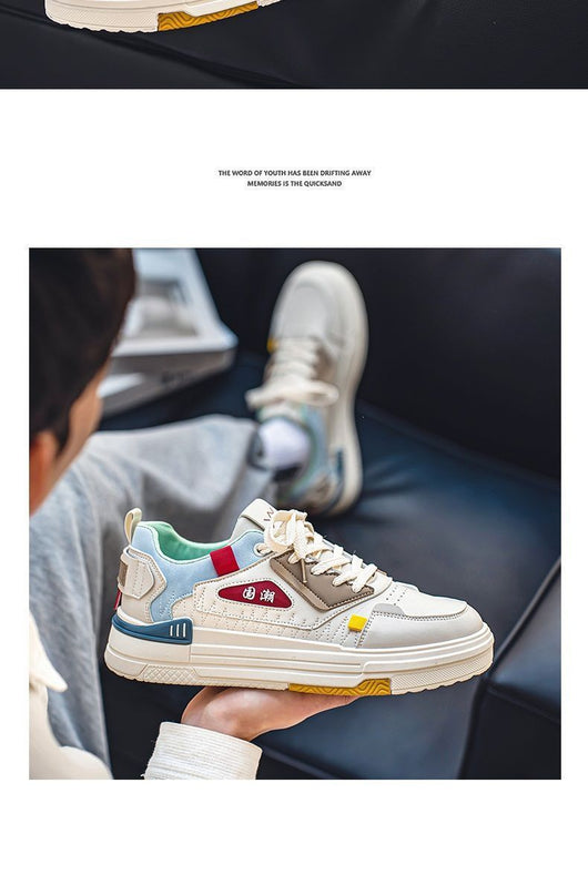 Tenis Blancos Deportivos Estilo Tendencia Nacional - Zapatillas Versátiles para Estudiantes - Image 6