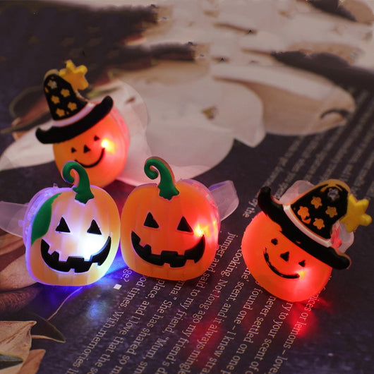 Anillo Luminoso Calabaza Halloween - Accesorio Decorativo Brillante - Image 16