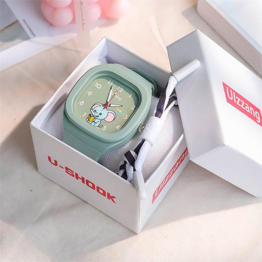 Reloj Deportivo Cuadrado Luminoso con Diseño Moderno para Estudiantes - Image 33