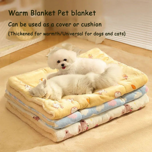 Cama Térmica para Perros Pequeños - Manta Acogedora para Otoño e Invierno