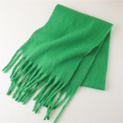 Bufanda Larga de Invierno con Borlas - Abrigo Versátil y Cálido - Image 56
