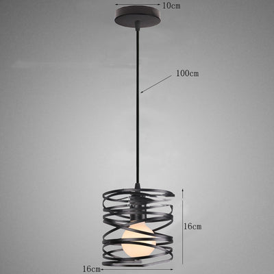 Lámpara Colgante Minimalista de Hierro para Restaurante y Bar - Image 5