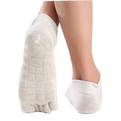 Calcetines de Yoga con Dedos Separados para Hombre - Algodón Premium