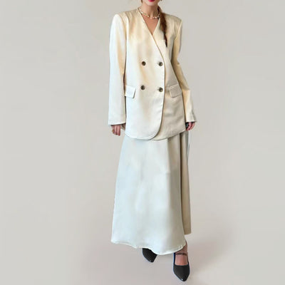Traje Ejecutivo de Doble Botonadura para Mujer - Image 3