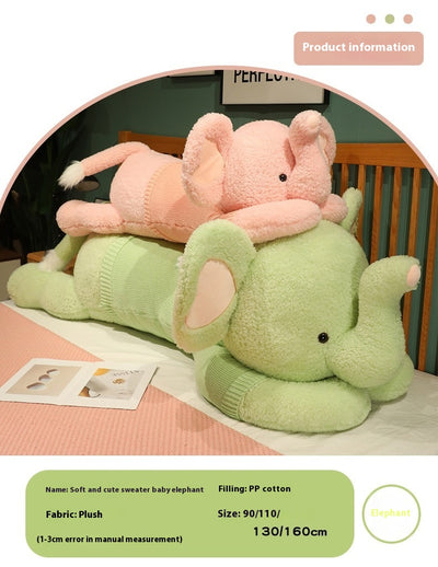 Almohada Decorativa Elefante Gigante de Peluche Suave - Image 20