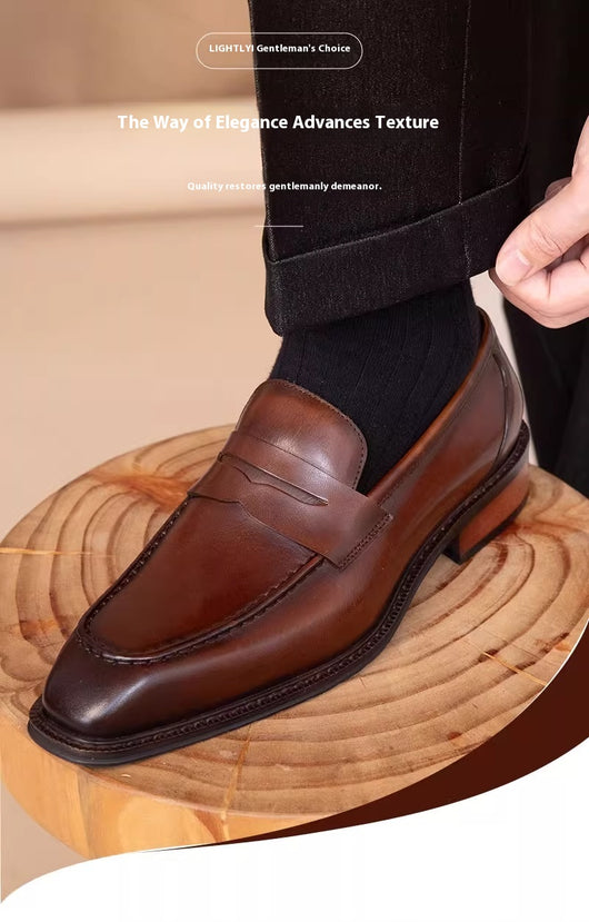 Zapatos Casuales de Cuero Genuino para Hombre - Outdoor - Image 10