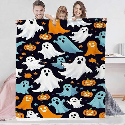 Manta de Franela con Diseños Estampados de Halloween - Image 31