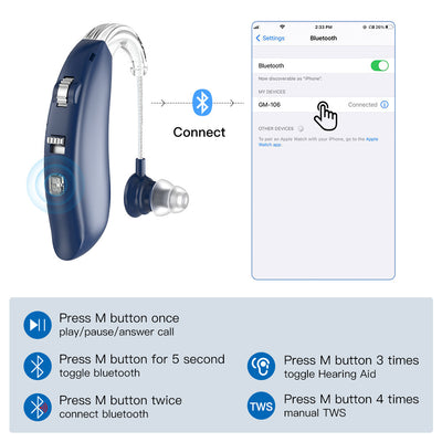Audífono Digital con Bluetooth para Adultos Mayores - Image 3