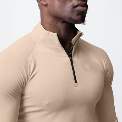 Playera Deportiva de Cuello Alto con Cierre Medio para Entrenamiento - Image 28
