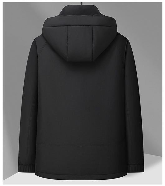 Chaqueta Impermeable con Capucha de Plumón de Pato Blanco - Image 19