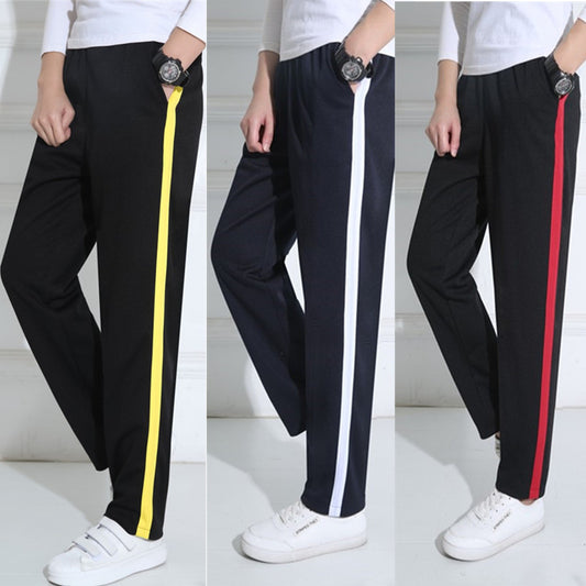 Pantalones de Chándal Holgados Negro Puro