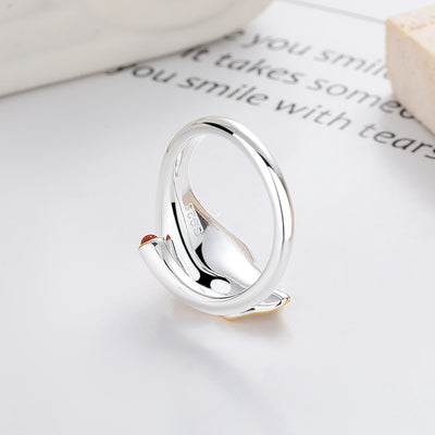 Anillo Ajustable de Perla Luxury con Detalles en Tonos Verdes - Image 3