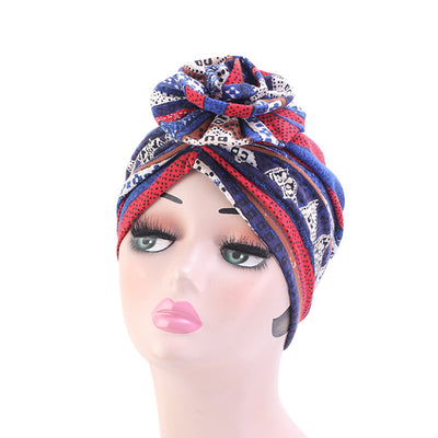 Sombrero Bandana de Algodón con Estampado Floral - Image 8