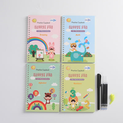 Cuaderno Groove Magic - Versión Completa en Inglés para Entrenamiento de Escritura Infantil - Image 6