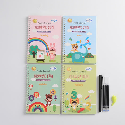 Cuaderno Groove Magic - Versión Completa en Inglés para Entrenamiento de Escritura Infantil - Image 6